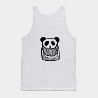 Bearded Panda Tank Top